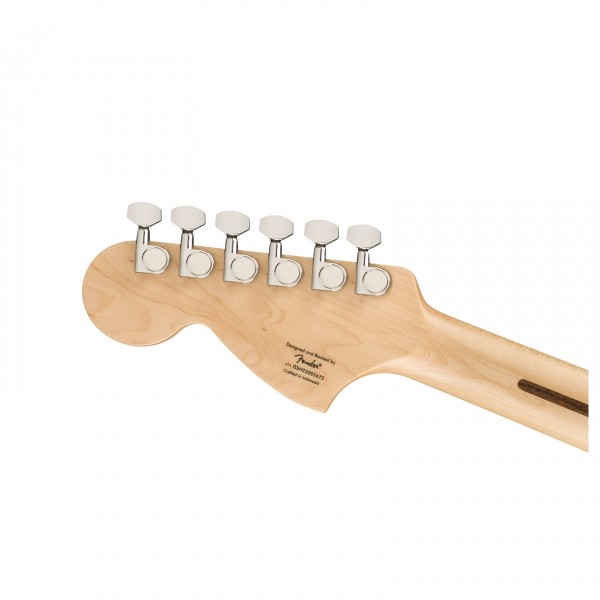 Squier Affinity Series Starcaster Deluxe, Maple Fingerboard, Sienna Sunburst - Headstock, Back