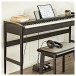 Keynote Contemporary Digital Piano with Bluetooth by Gear4music, Matte Black