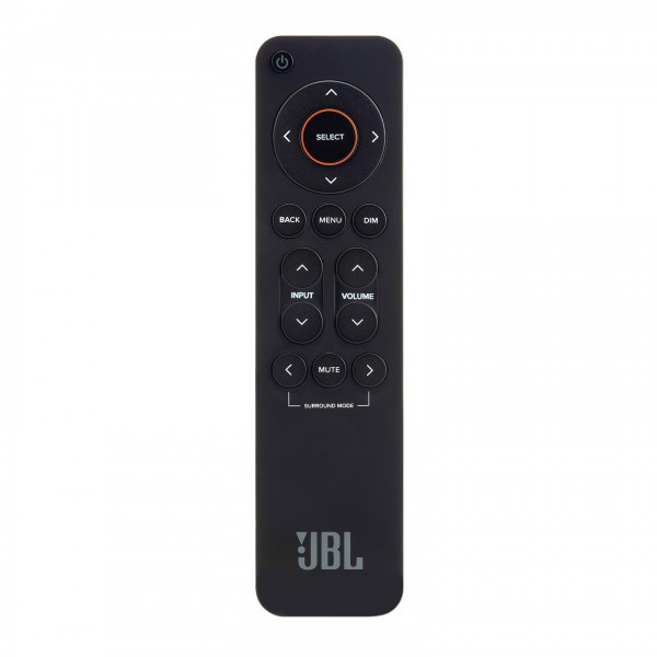 JBL MA310 5.2 Channel 4K AV Receiver, Black Remote View
