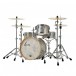 Sonor Vintage 20'' 3pc Shell Pack, Vintage Silver Glitter - Angle 2