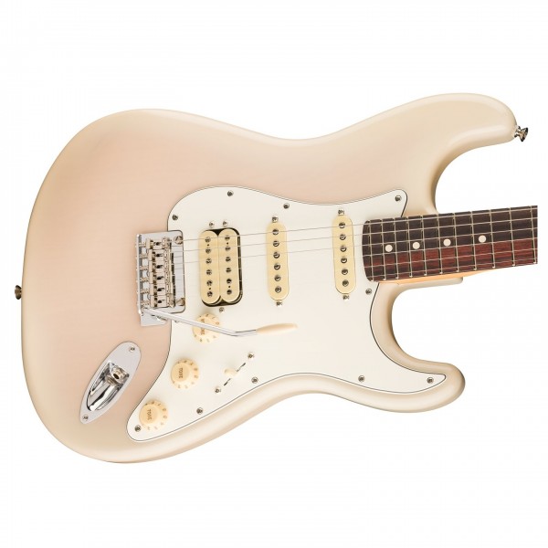 Fender Player II Stratocaster HSS, Rosewood Fingerboard, White Blonde - Angle