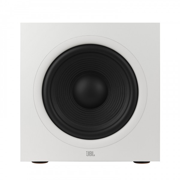 JBL Stage 220P Powered Subwoofer, White - Front