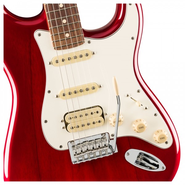 Fender Player II Stratocaster HSS, Rosewood Fingerboard, Transparent Cherry Burst - Detail