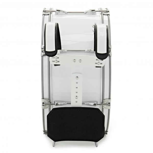Premier NXT GEN Marching 24" x 10" Traditional Bass Drum, White