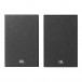 JBL Stage 240B Bookshelf Speakers (Pair), Black - Front with grille attached