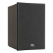 JBL Stage 240B Bookshelf Speaker, Black - Angled with grille