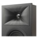 JBL Stage 240B Bookshelf Speaker, Black - Detail photo of 25mm Anodised Aluminium tweeter and next generation HDI waveguide