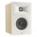 JBL Stage 240B Bookshelf Speaker, White - Angled to the right