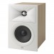 JBL Stage 240B Bookshelf Speaker, White - Angled to the left