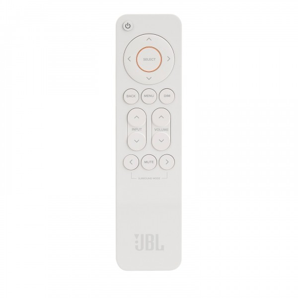 JBL MA710 7.2 Channel 8K AV Receiver, White Remote View