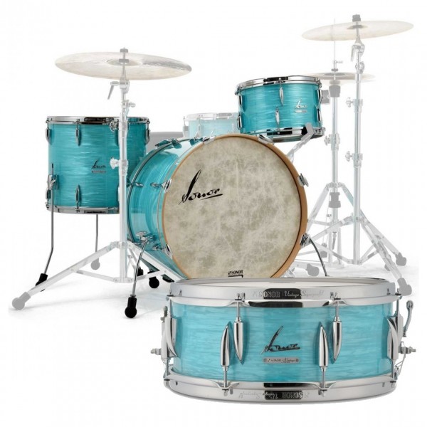 Sonor Vintage 22'' 3pc Shell Pack w/Free Snare, California Blue