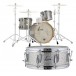 Sonor Vintage 22'' 3pc Shell Pack w/Free Snare, Vintage Silver Glitter