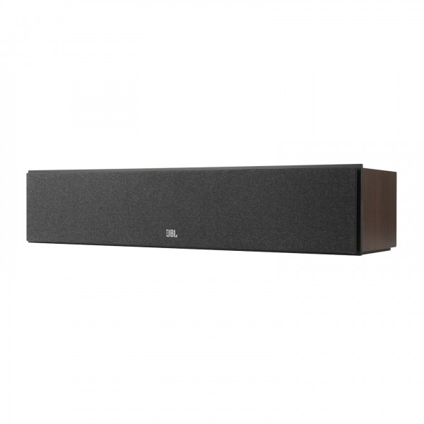 JBL Stage 245C Centre Speaker, Black - Facing left with grille attached