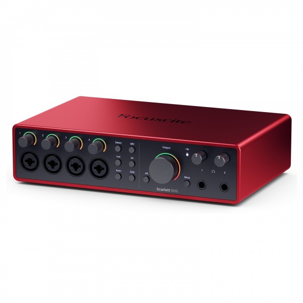Focusrite Scarlett 18i16 4th Gen USB Audio Interface - Angled