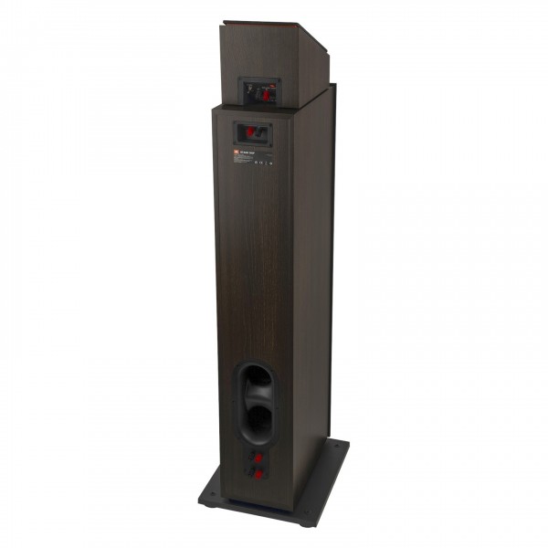 JBL Stage 240H Height Speaker, Black - on top of JBL Stage 260F Floorstanding Speaker