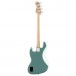 Squier Affinity Series Active Jazz Bass, Laurel Fingerboard, White Pickguard, Mystic Sea Foam Green - Back