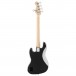 Squier Affinity Series Active Jazz Bass V, Maple Fingerboard, Black Pickguard, Black Metallic - Back