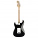 Squier Affinity Series Stratocaster Mustang Micro Pack, Black, with Gig Bag and HD9 Headphones - Back