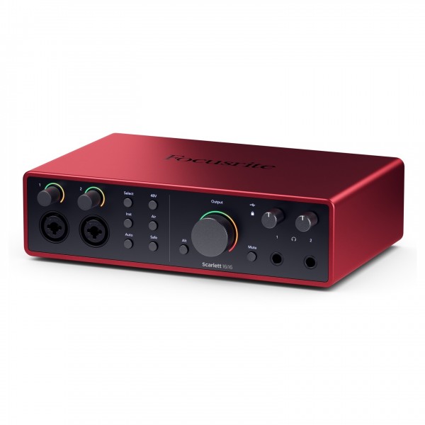 Focusrite Scarlett 16i16 4th Gen USB Audio Interface - Angled
