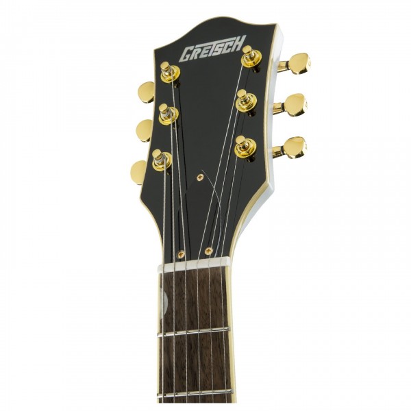 Gretsch G5655TG Electromatic Center Block Jr Ltd, Snow Crest White - Head