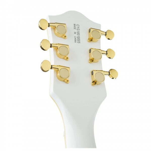 Gretsch G5655TG Electromatic Center Block Jr Ltd, Snow Crest White - Tuning Pegs