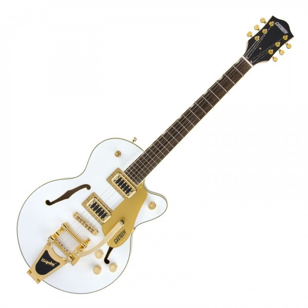 Gretsch G5655TG Electromatic Center Block Jr Ltd, Snow Crest White - Front
