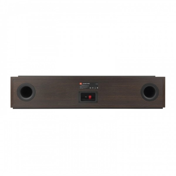 JBL Stage 245C Centre Speaker, Black Back View