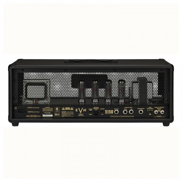 EVH 5150 Iconic Series 80W EL34 Head, Black - Back