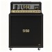 EVH 5150 Iconic Series EL34 4 x 12 Cabinet, Black - With Amp Head, Front