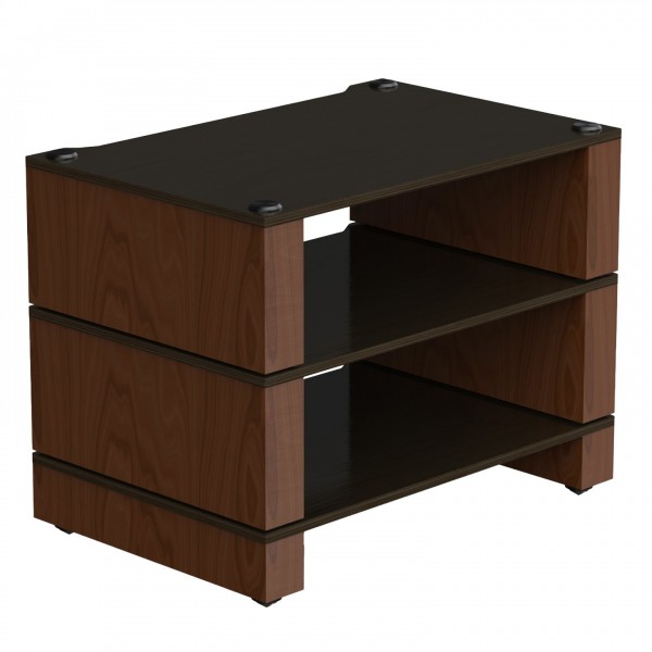 Blok Stax 2G Collection 3, Black Ash and Natural Walnut Front View