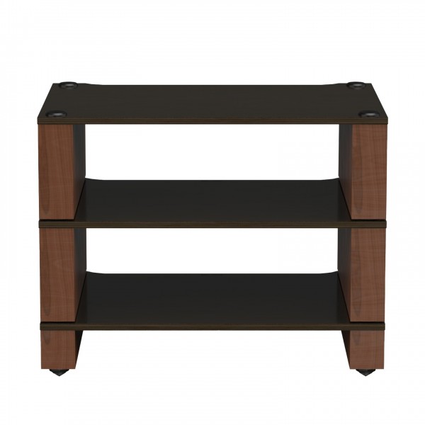 Blok Stax 2G Collection 3, Black Ash and Natural Walnut Front View 2