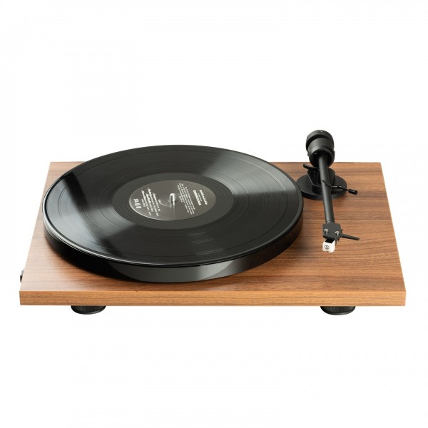 Pro-Ject E1 BT Turntable, Walnut with Audio Technica AT3600 Cartridge