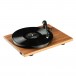 Pro-Ject E1 BT Turntable, Walnut with Audio Technica AT3600 Cartridge - angled