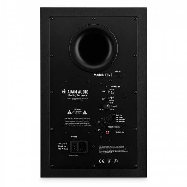 T8V 8-Inch Studio Monitor - Rear