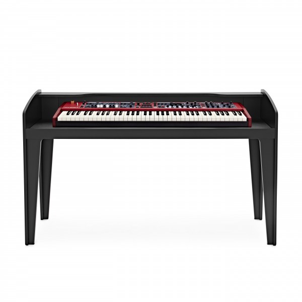 Nord Stage 4 Compact Keyboard with Stand, Black - Angled