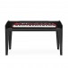 Nord Stage 4 Compact Keyboard with Stand, Black - Angled