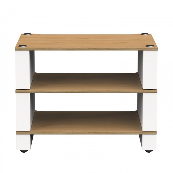 Blok Stax 2G Collection 3, Natural Ash & Satin White Front View 2