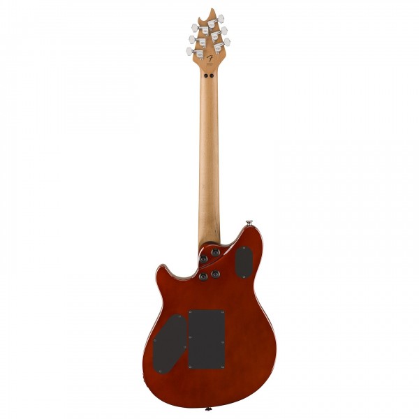 EVH Wolfgang Special QM, Baked Maple Fingerboard, Tiger Eye Glow - Back