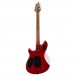 EVH Wolfgang WG Standard QM, Baked Maple Fingerboard, Wine Red - Back