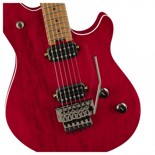 EVH Wolfgang WG Standard QM, Baked Maple Fingerboard, Wine Red at