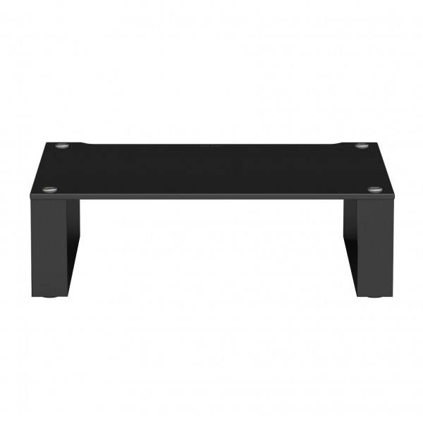 Blok Stax 2G Shelf 170, Glass & High Gloss Black - Front
