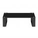 Blok Stax 2G Shelf 170, Glass & High Gloss Black - Front