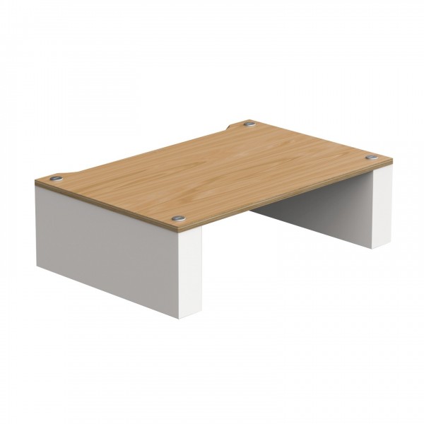 Blok Stax 2G Shelf 170, Natural Ash & Satin White