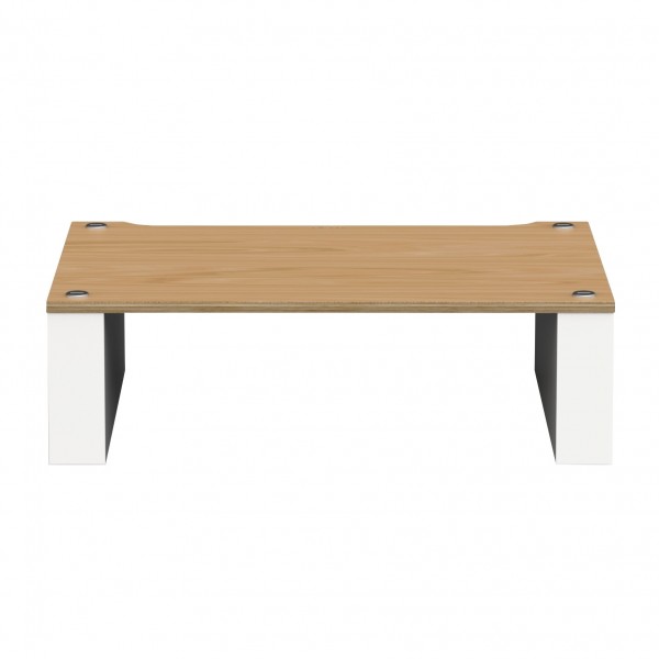 Blok Stax 2G Shelf 170, Natural Ash & Satin White - Front