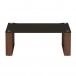 Blok Stax 2G Shelf 220, Black Ash & Natural Walnut  - Front