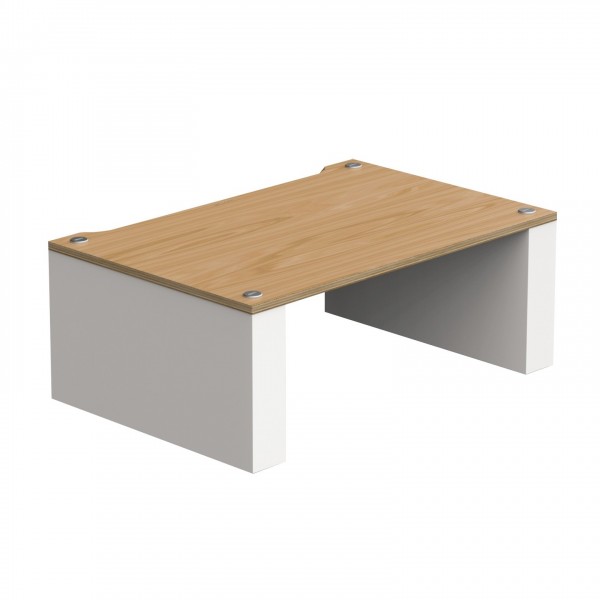 Blok Stax 2G Shelf 220, Natural Ash & Satin White