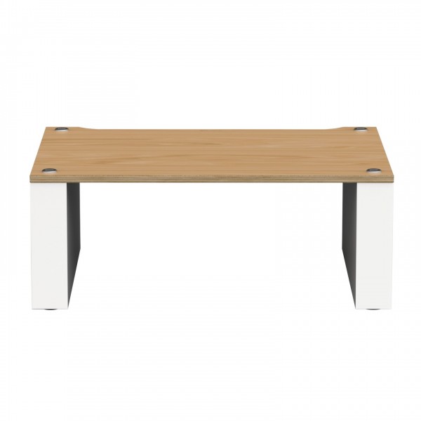 Blok Stax 2G Shelf 220, Natural Ash & Satin White - Front