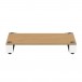 Blok Stax 2G Shelf Base, Natural Ash & Satin White - Front