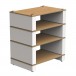 Blok Stax 2G Collection 4, Natural Ash & Satin White