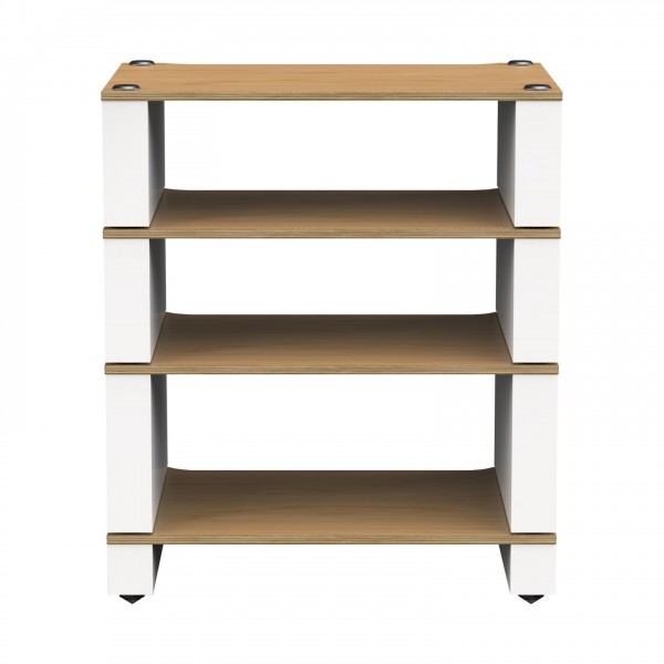 Blok Stax 2G Collection 4, Natural Ash & Satin White Front View 2